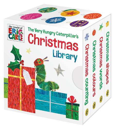 The Very Hungry Caterpillar's Christmas Library (Board book)