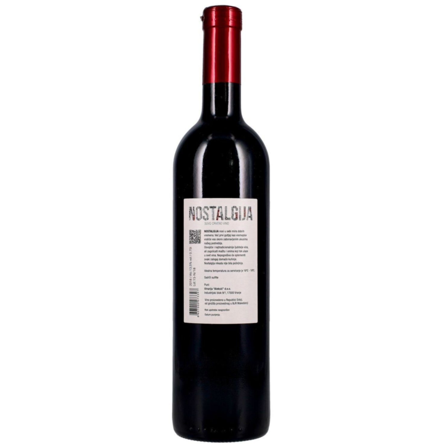Nostalgija Vinarija Aleksić -75cl
