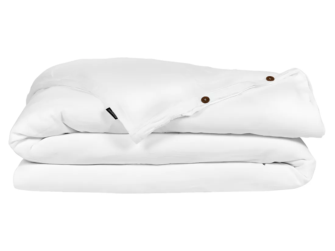 Housse de couette gaze de coton double 240 x 260 cm blanc - PEPA 4