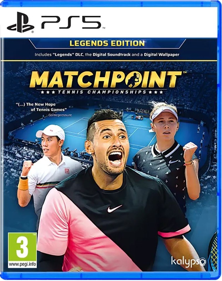 Matchpoint: Tennis Championships (Legends Edition)- PlayStation 5