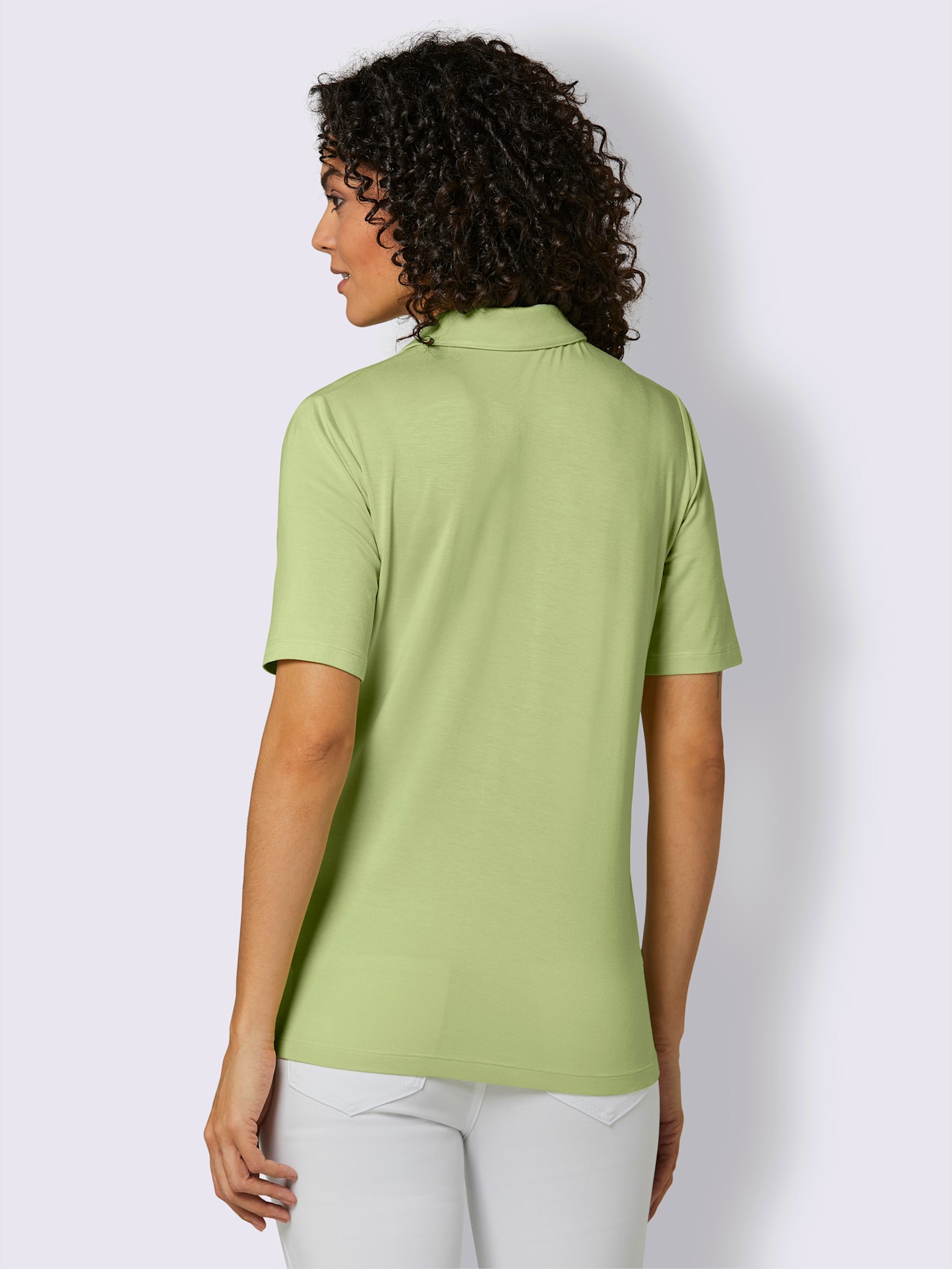 Polo élégant en viscose qualité viscose et bambou