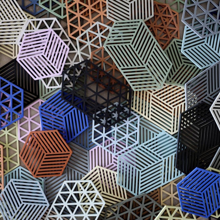 Zone Denmark Triangles onderzetter Warm Sand