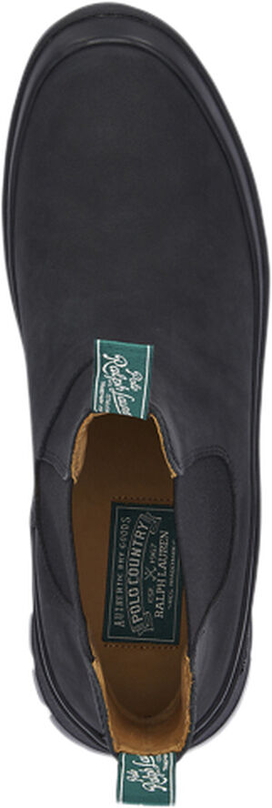 Polo Ralph Lauren LEATHER-AR LUG CHLSE-BO-MCB Sort