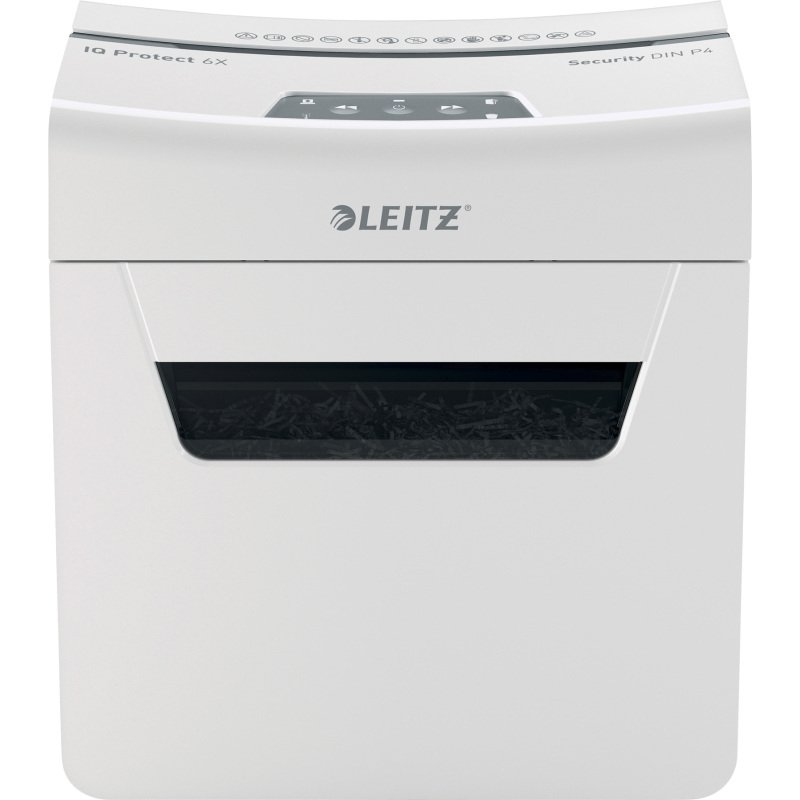 Destructeur Leitz IQ Protect 6X - coupe croisée