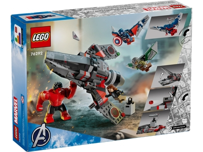 LEGO Captain America vs. Rode Hulk duel (76292)