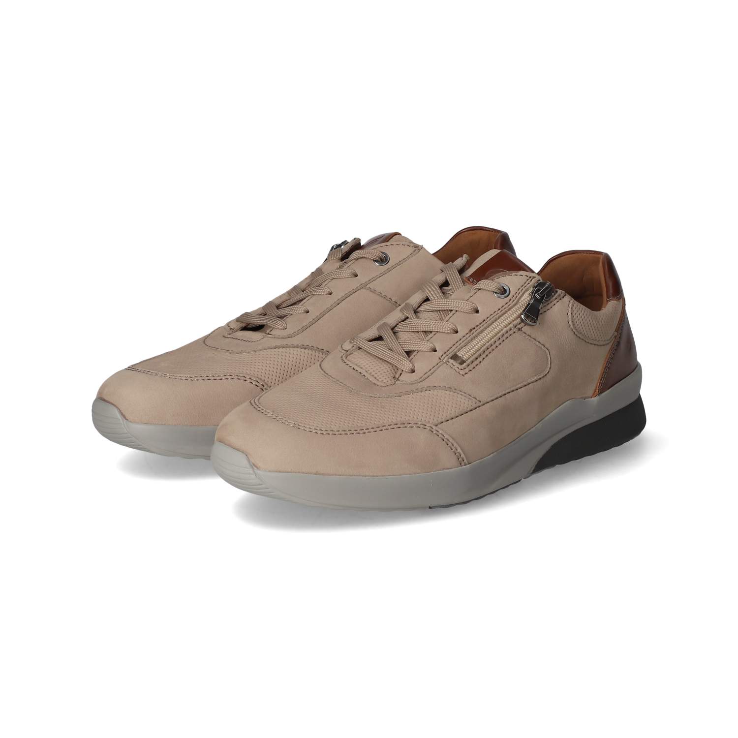 Waldläufer Halbschuhe FABIAN - beige cognac