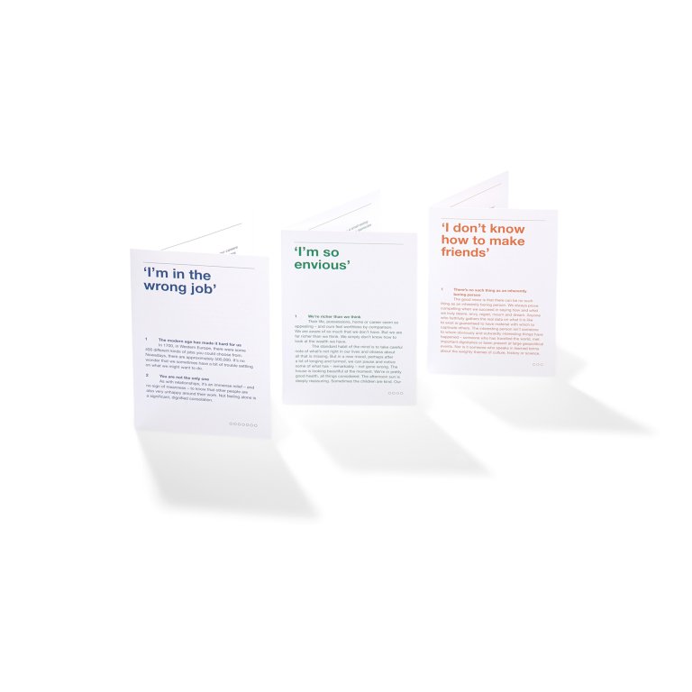 The School of Life Kartenset Emotional First Aid