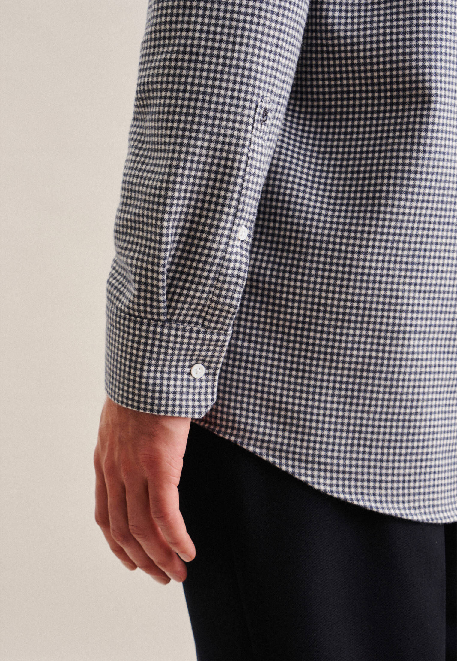 Seidensticker| Herren Flanellhemd Regular