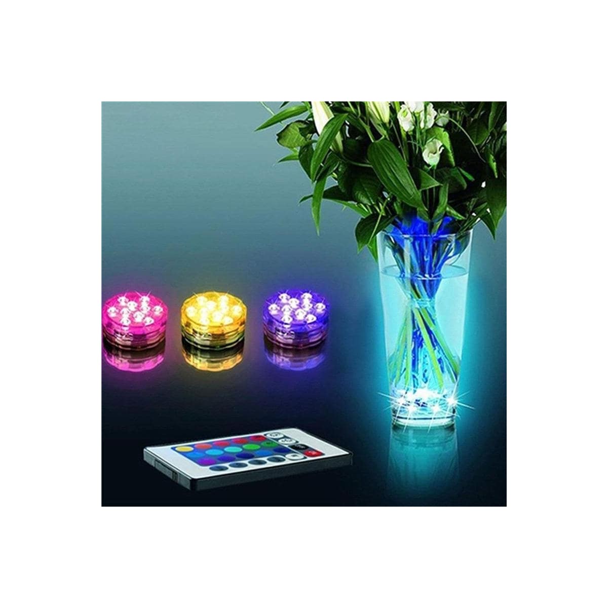 LED Ljus till bubbelbad, Pool, badkar. Vattentät, Water Candle