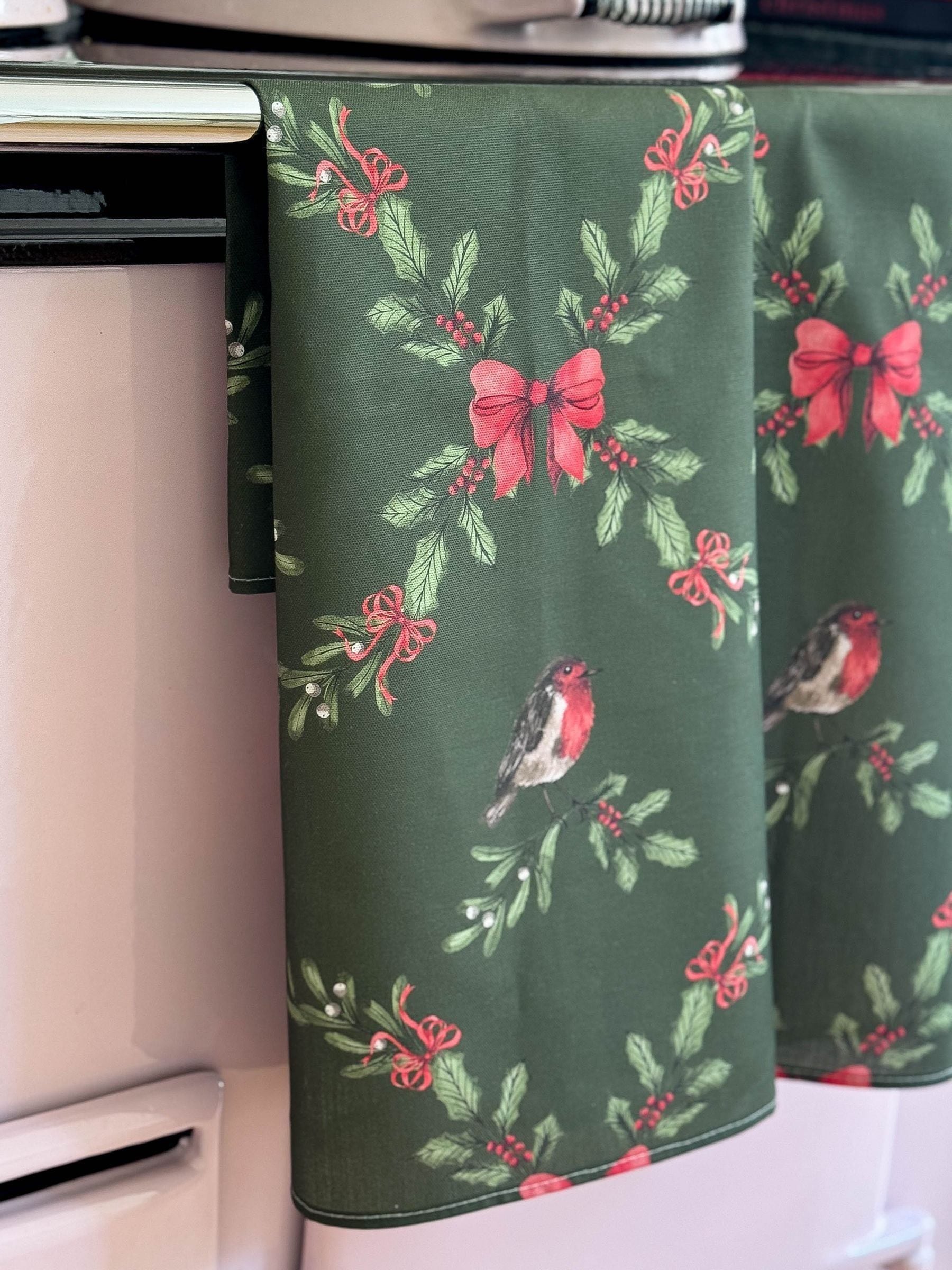 Avalon wonen thee met slingers 100% katoenen handdoek