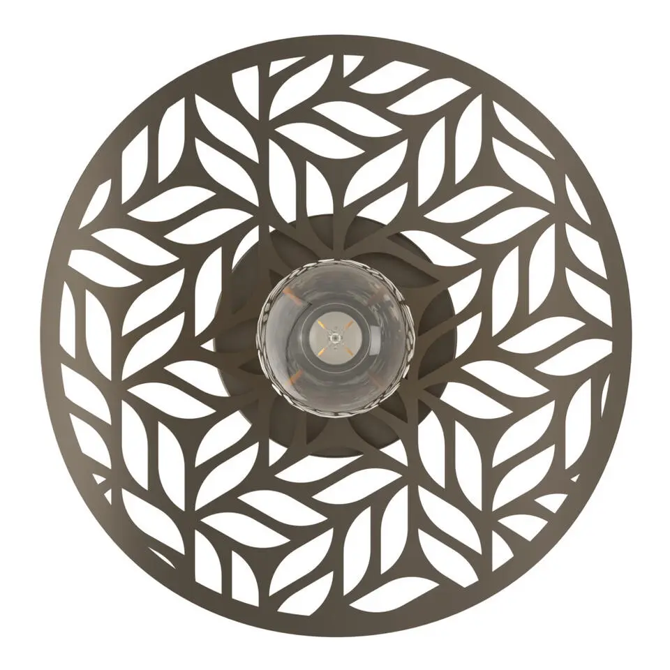 EGLO Swaby Wandlamp - E27 - 30 cm - Brons