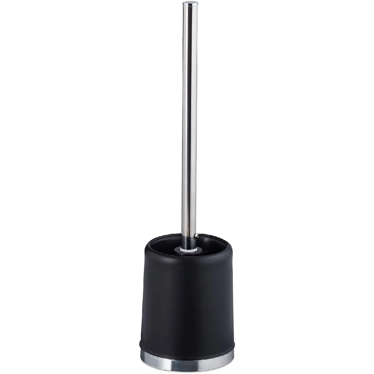 helloshop26 Porte-brosse WC Noir