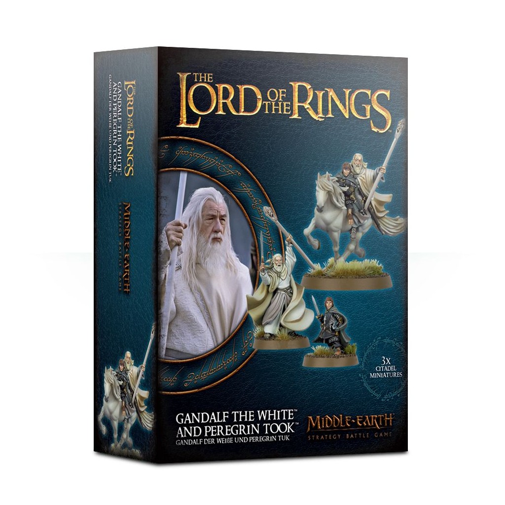 The Lord of The Rings : Strategy Battle Game - Gandalf the White & Peregrin Took