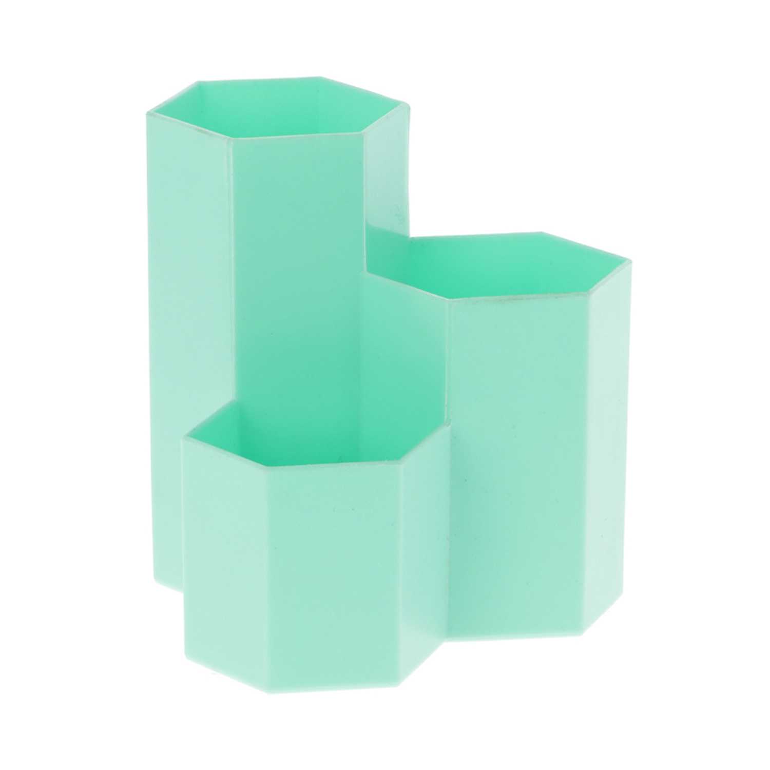 novooo Stiftehalter Pastell aus Kunststoff 11 x 12 cm 3fach
