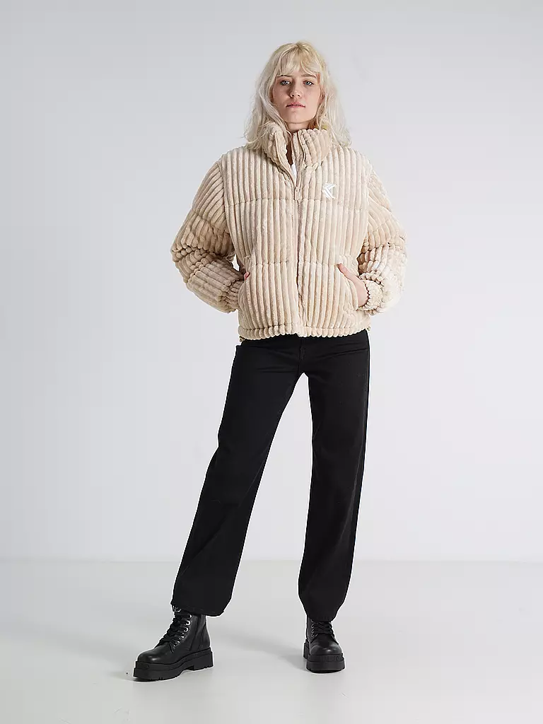 KARL KANI Steppjacke  creme