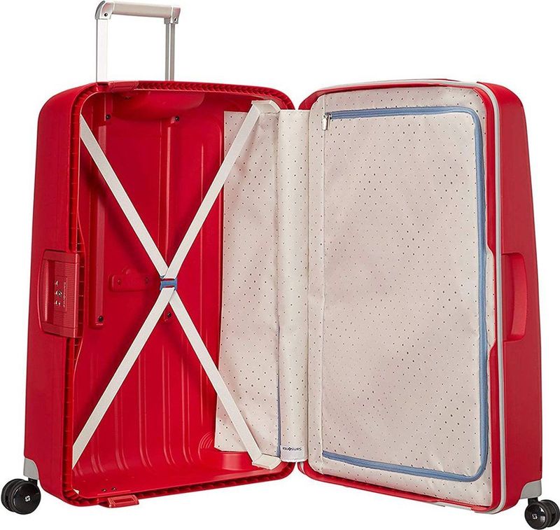 Samsonite reiskoffer - S'CURE SPINNER 69/25 (Medium) Rood