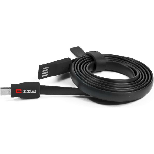 Crosscall CP.PE.NR000 câble USB USB 2.0 1,2 m USB A Micro-USB B Noir, Rouge