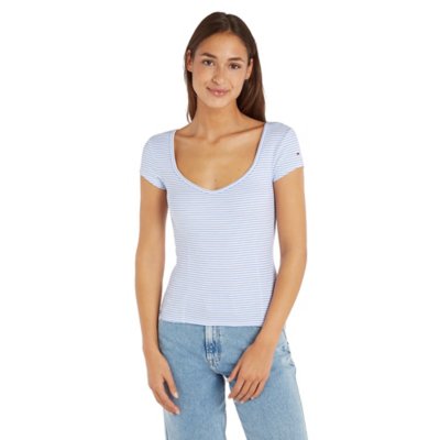 Tee-shirt à manches courtes femme Tjwby Stripe TOMMY HILFIGER