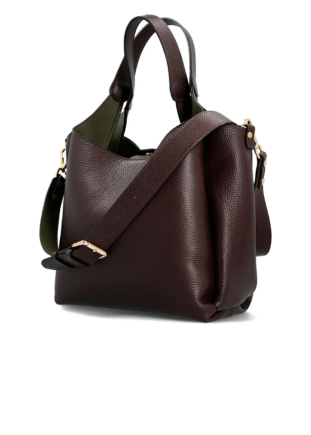 SAC WILLOWS CUIR GRAINE MARRON