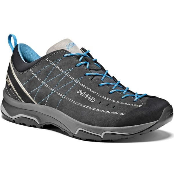 Chaussure de randonnée basse ASOLO NUCLEON GV ML GRAPHITE/ARGENT/BLEU CYAN