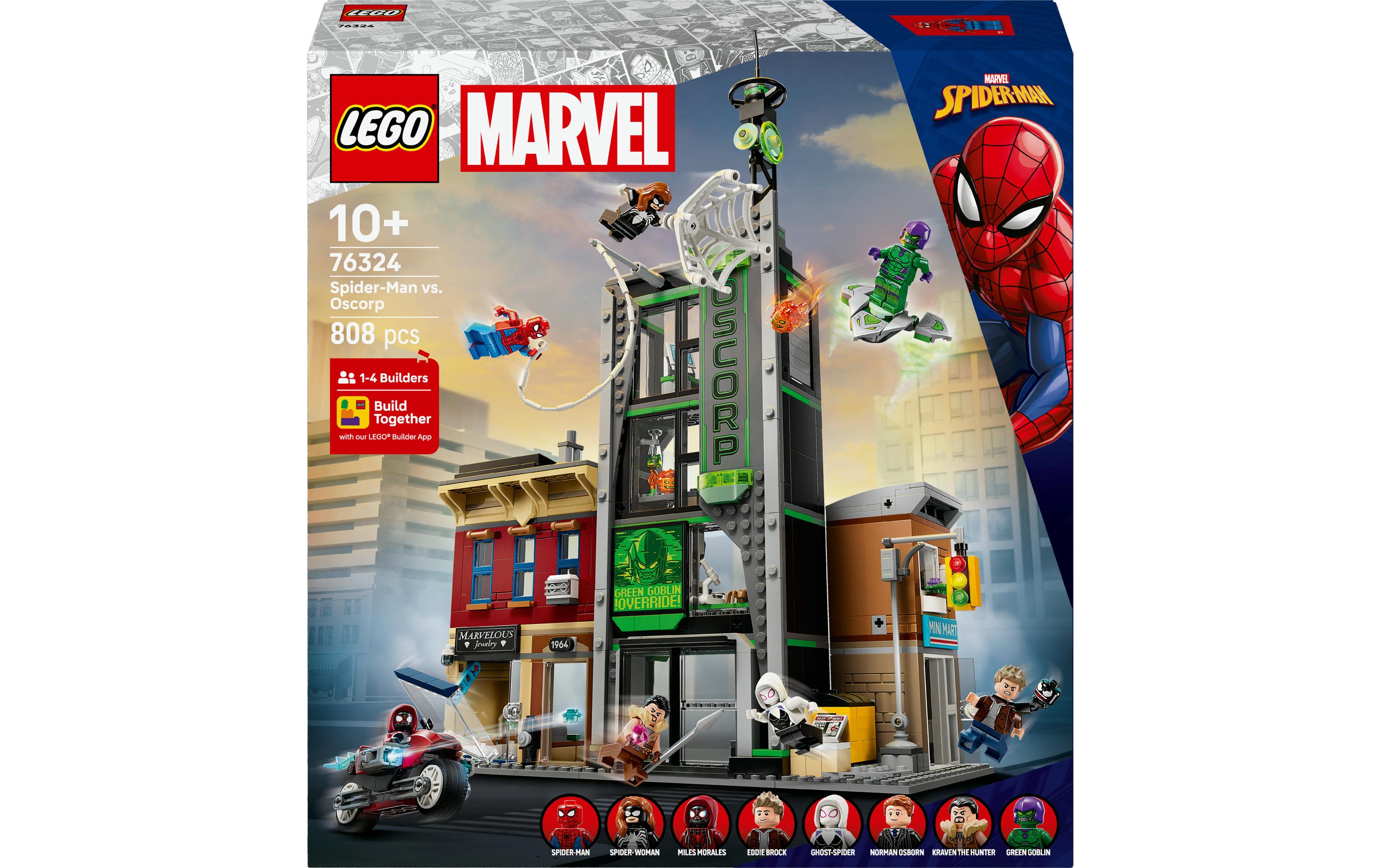 Marvel Spider-Man vs. Oscorp 76324Bau-Set zum Sammeln