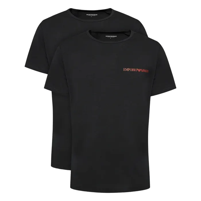 Emporio Armani Core Logo Crew Shirts Heren (2-pack)