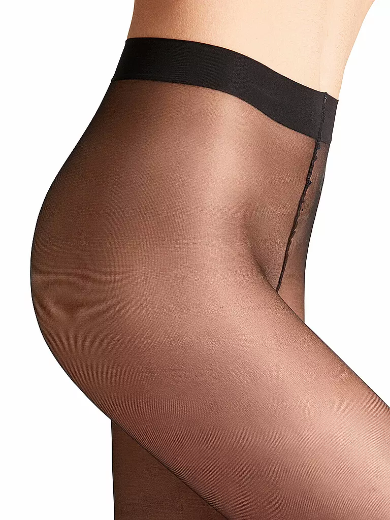 FALKE Strumpfhose Seidenglatt 15 DEN Black schwarz