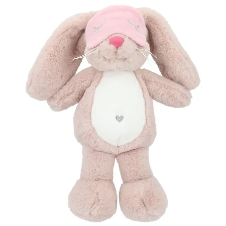 Depesche Princess Mimi Plüsch Hase Nelly Rosa Mit Schlafmaske 21 cm