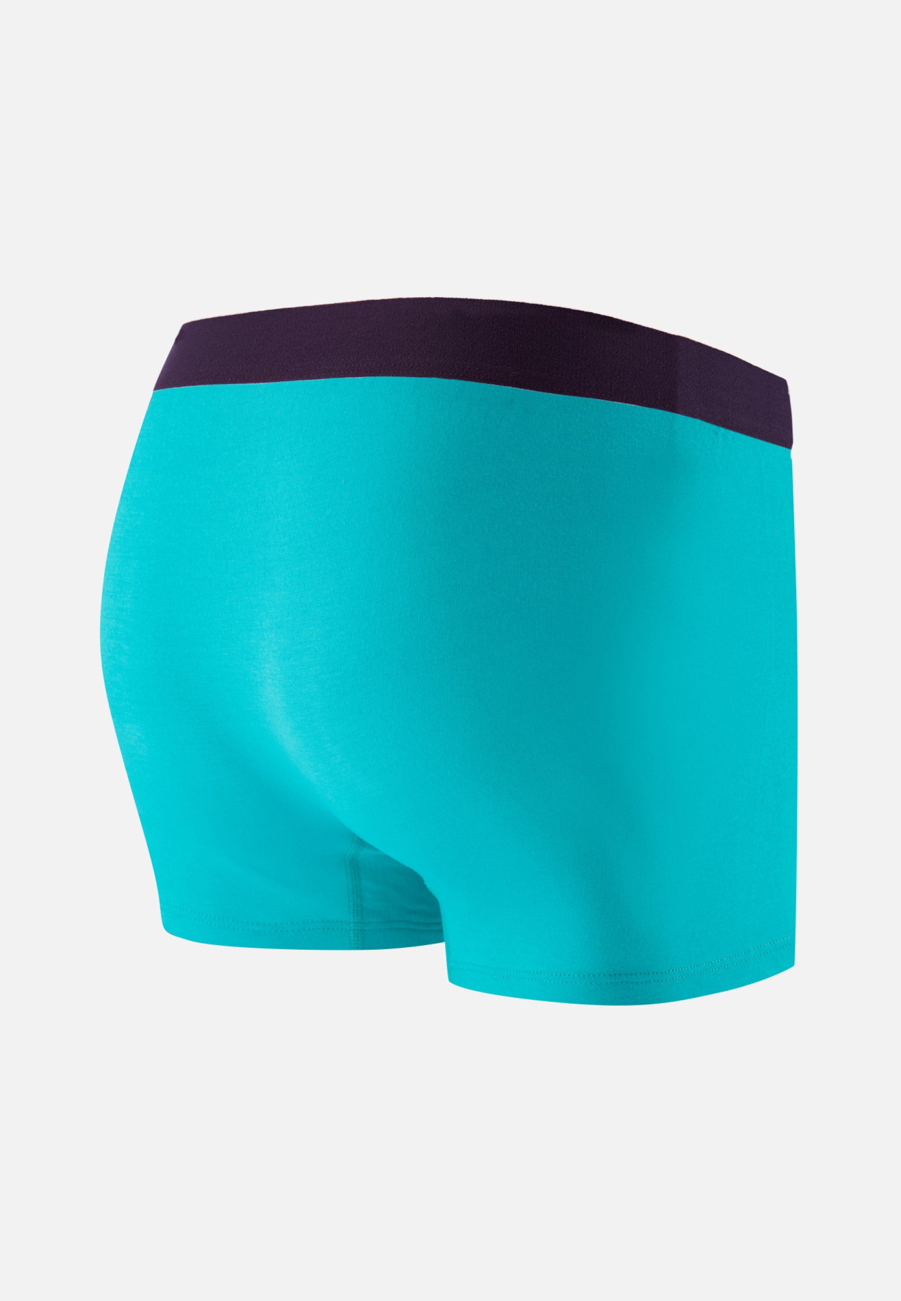 Boxer en coton-Marius Turquoise Natation