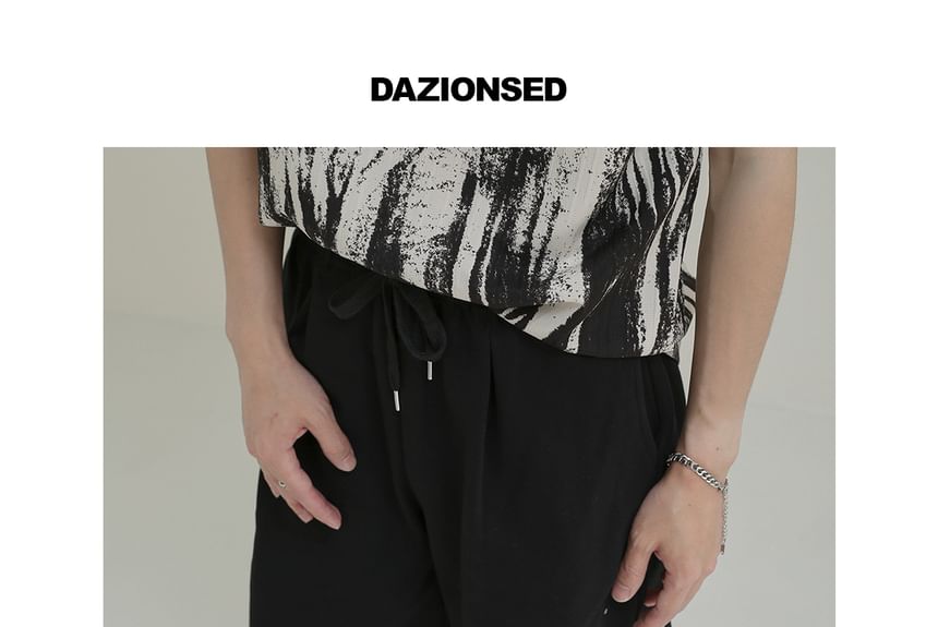 DAZO Studios - Effen shorts met trekkoordtaille
