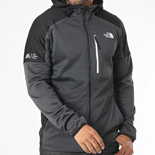 Sweat Capuche Zippé Lab FZ Gris Anthracite