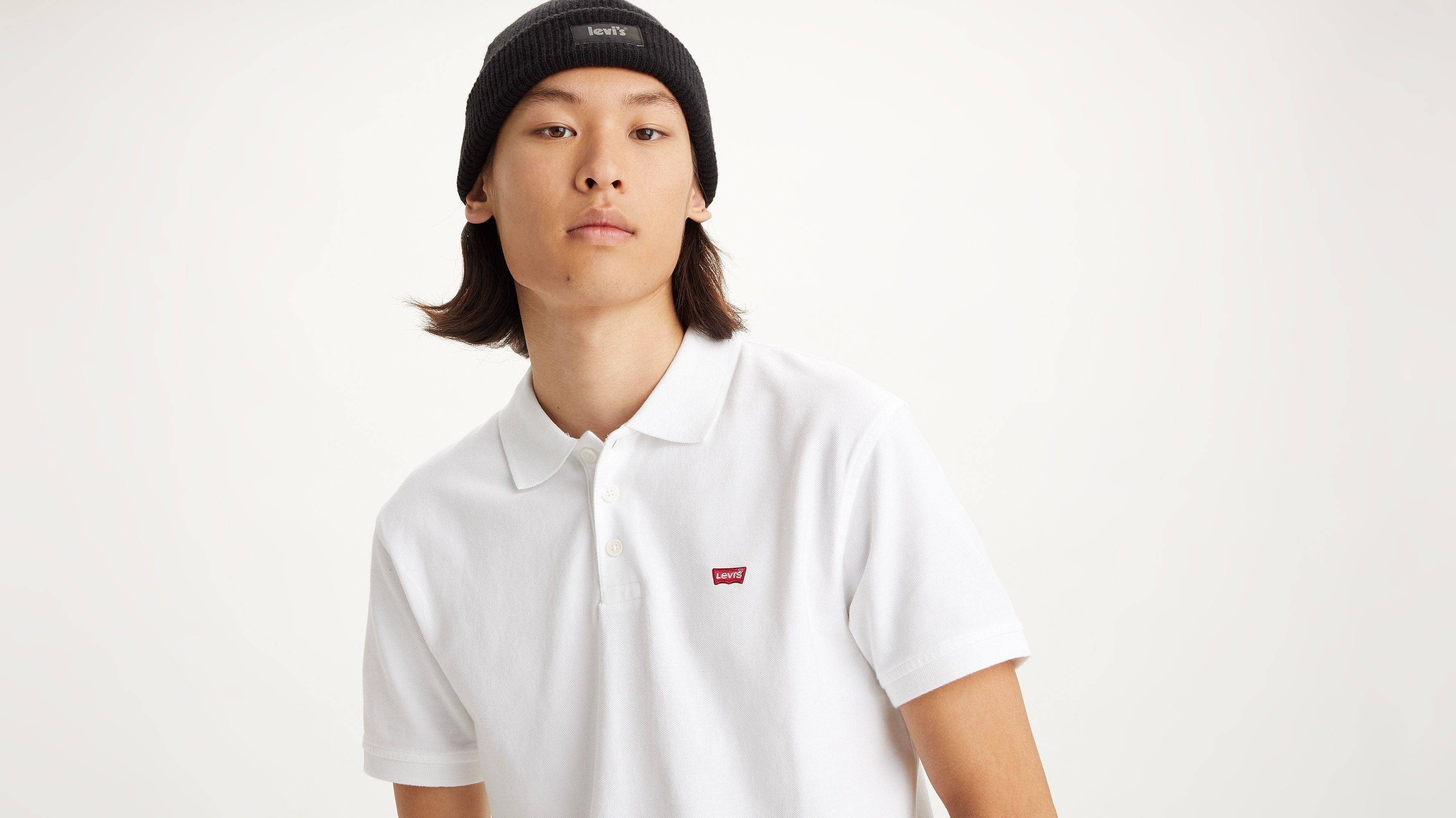 Polo griffé - White - Blanc