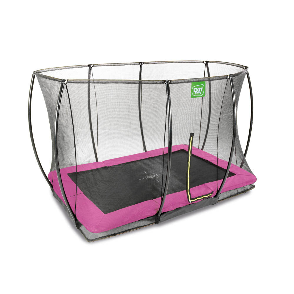 Exit Silhouette - Inground trampoline - Roze - 1x214x305 cm