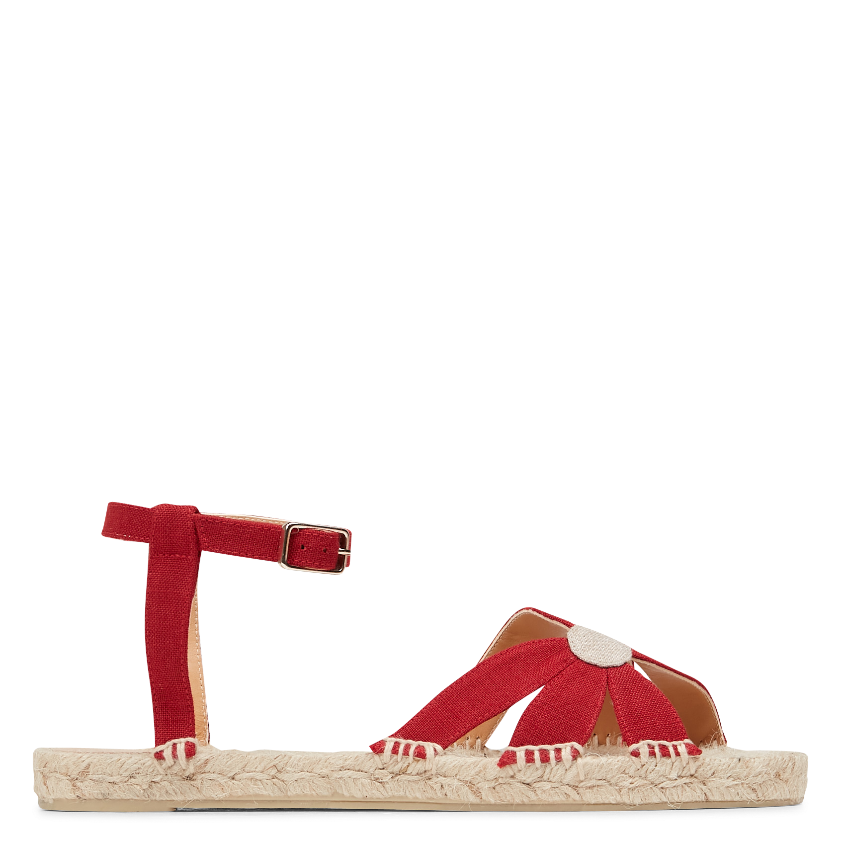 PARIS - Sandales plates| Rouge