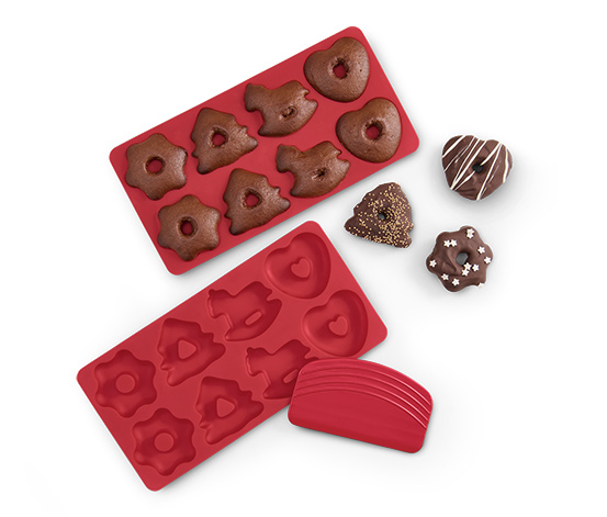 2 Mini-Lebkuchen-Backmatten