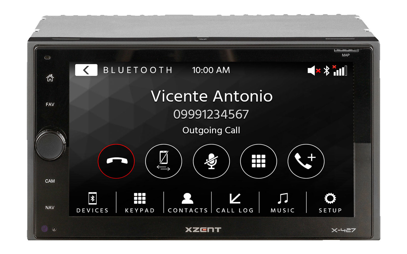 Xzent X-427 2-DIN Naviceiver Infotainmentsystem
