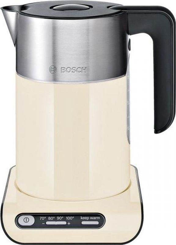 Bosch TWK8617P Styline - Waterkoker - Crème - TemperatureControl