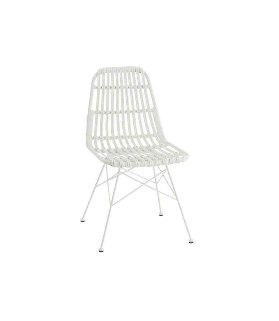 Paris Prix - Chaise De Jardin Design celeste 86cm Blanc