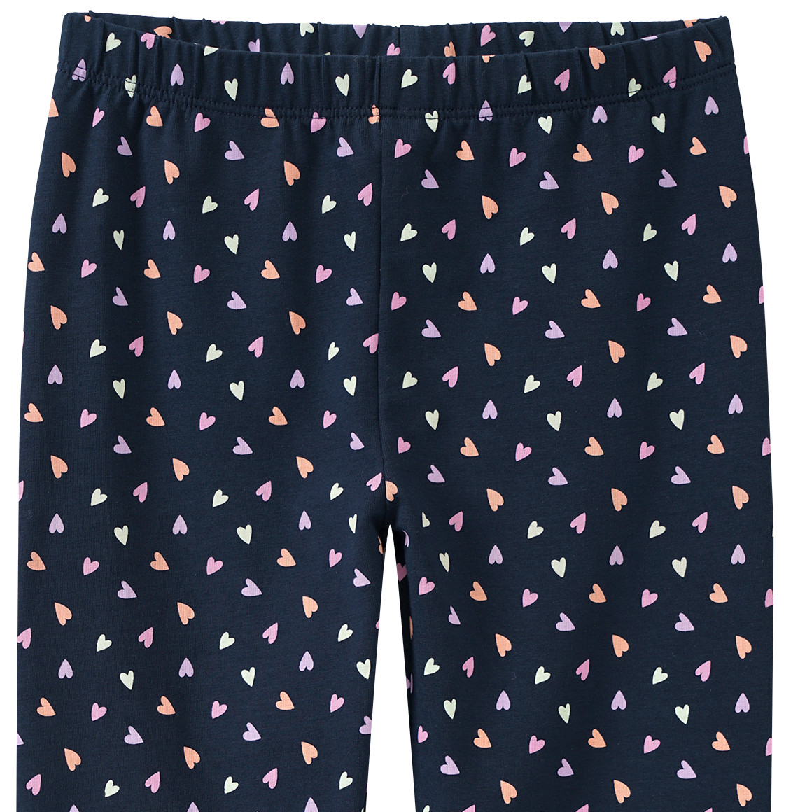 Yigga Mädchen Capri-Leggings mit Allover-Print grün / dunkelblau