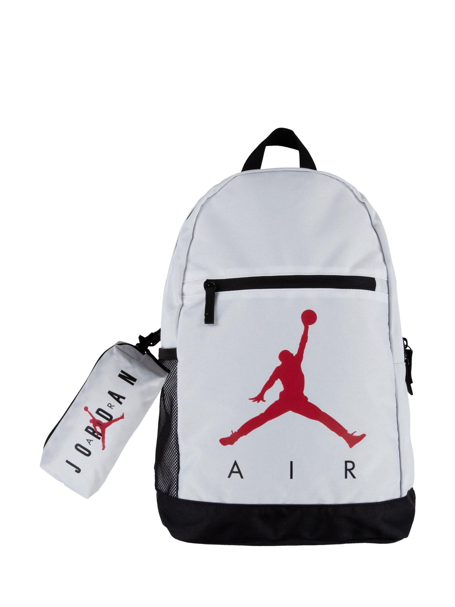 Wit - Jordan Jan Air School Backpack