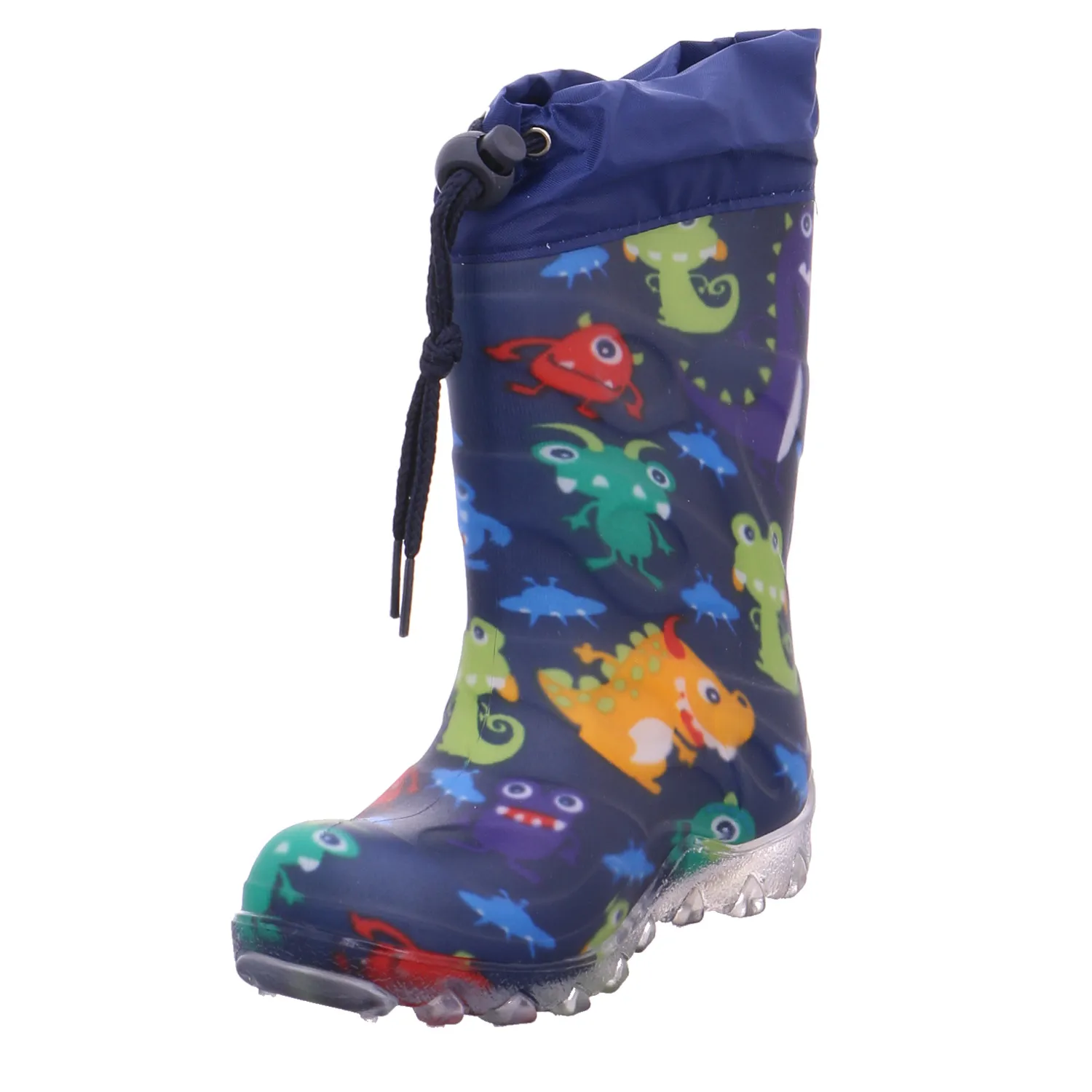 BECK Kinder-Gummistiefel Warmfutter Blau Synthetik