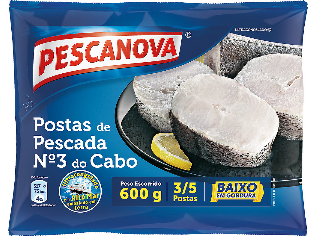 POSTA PESCANOVA PESCADA CABO N.º 3 PARA COZER 600G