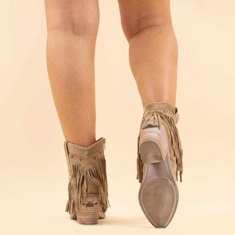 Nemonic 2299 boho boots praline