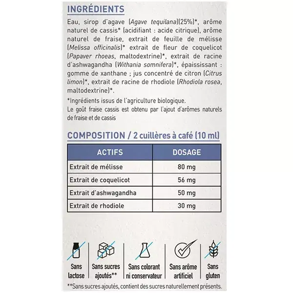 Granions Kid Organic Calm and Concentration 125ml