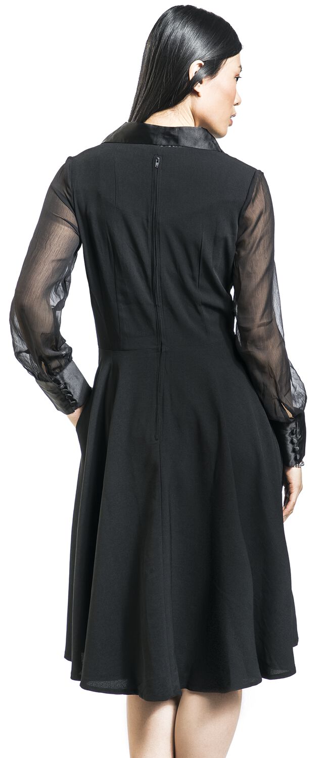 Polly - Robe Noire | Timeless London Robe mi-longue