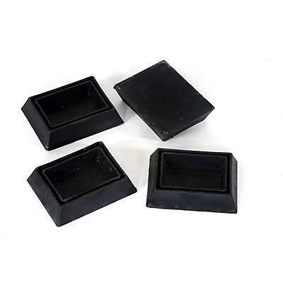Lot de 4 pieds standard Axiome Form noir