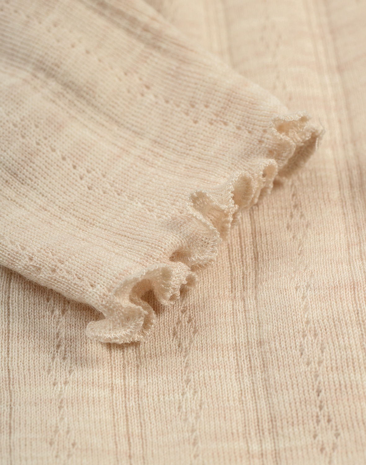 Pointelle legging van merinowol voor baby’s