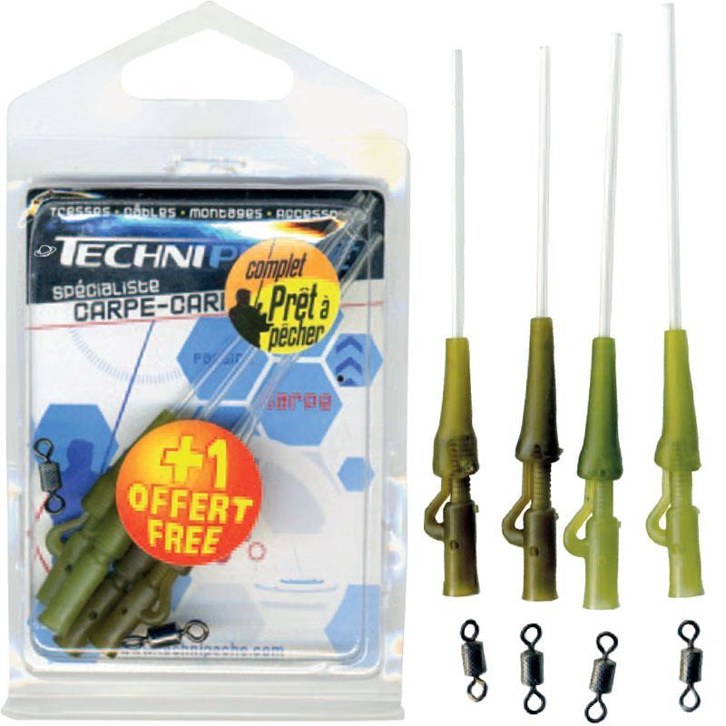 Kit Anti-Angle Autoferrant Technipêche Stop Run Specialist Cristal - Par 4