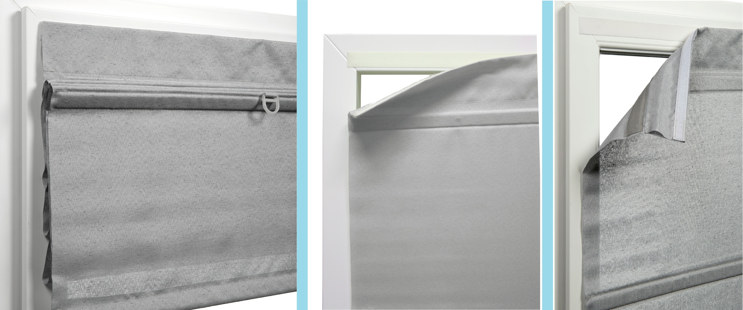 GARDINIA Raffrollo »EASYFIX magnetisch« mit Klettband ohne Bohren freihängend waschbar bei 30° C im Schonwaschgang