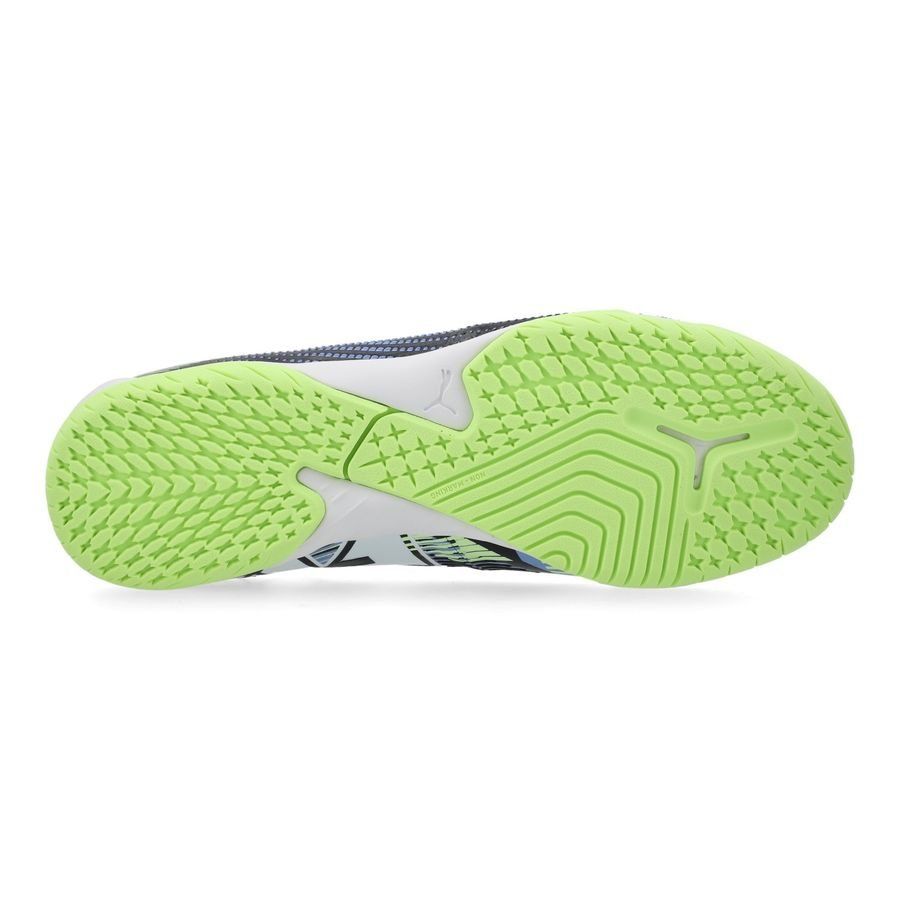 PUMA Future 7 Match   Mid IT Lights Out - Gray Skies/Blanc/Fizzy Apple Enfant
